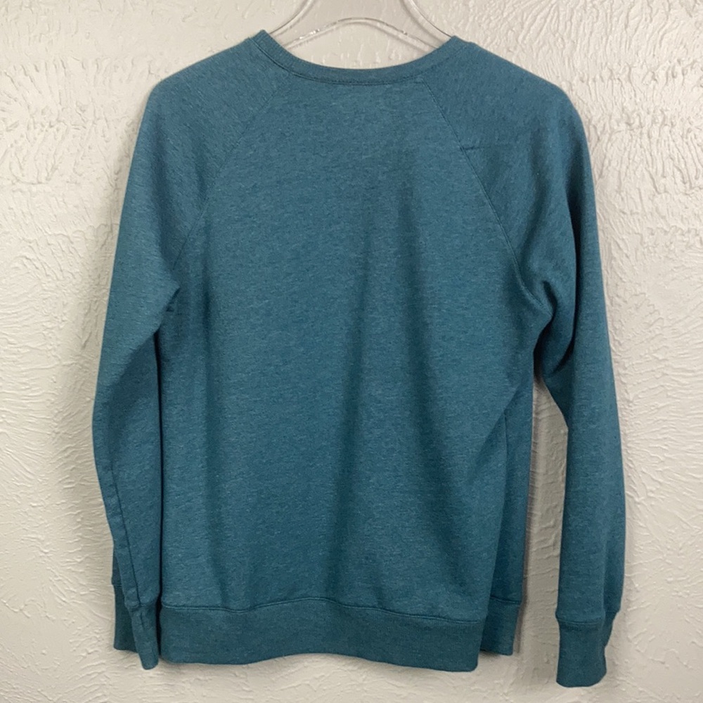 Time And Tru Dark Teal Long Sleeve Pullover Size M - Picture 6 of 6